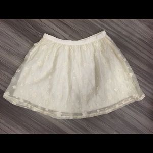 Lush Cream Skirt